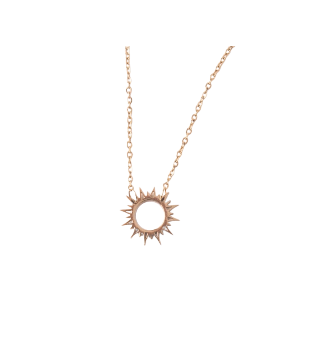 Mallory Gold Sun Necklace