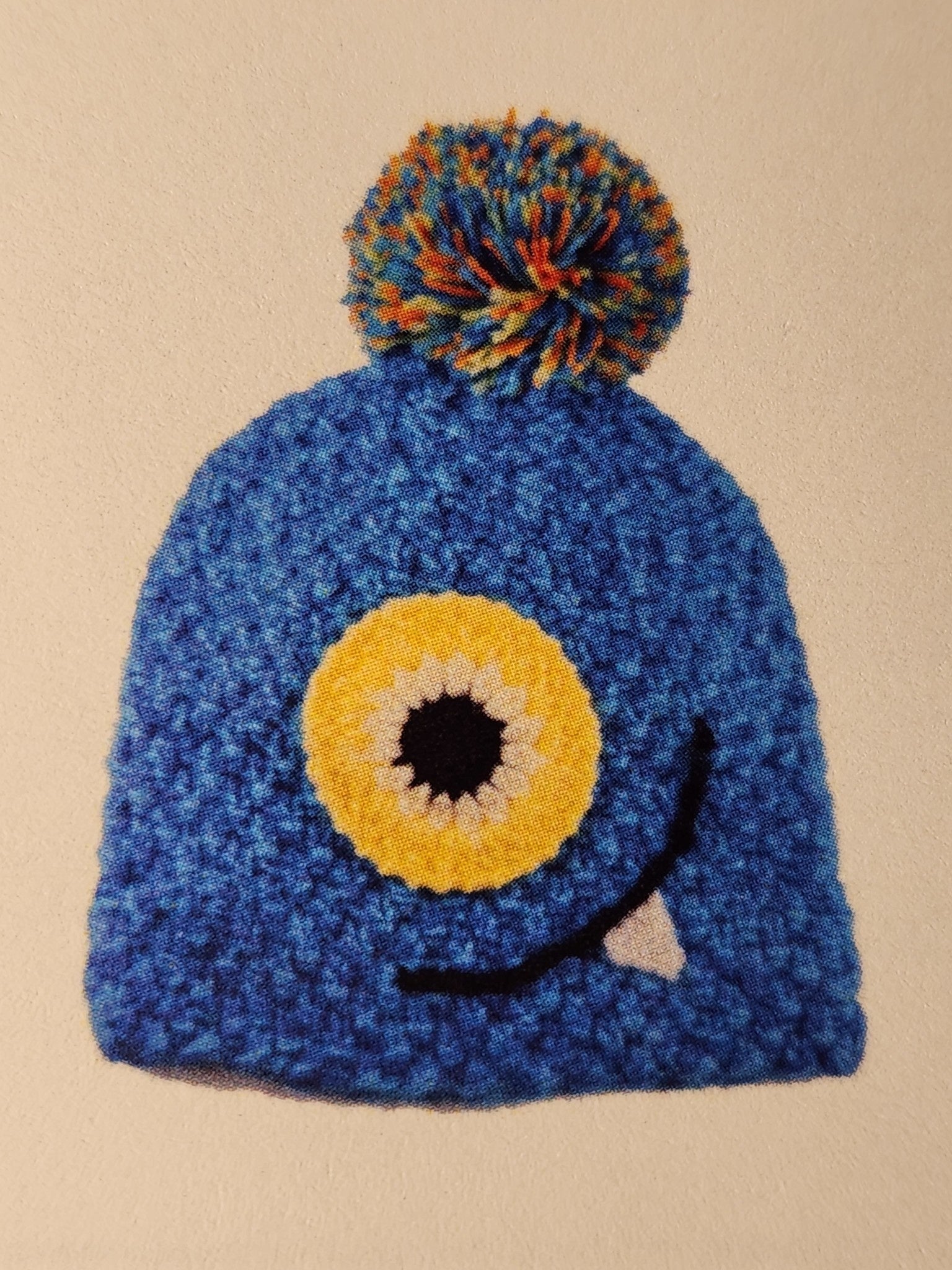 Kids Monster Hat Blue Monstuito