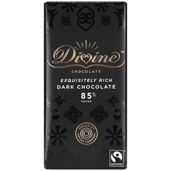 Divine Chocolate Bar 85% Dark