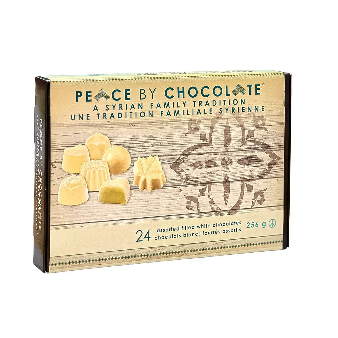 Peace by Chocolate White Chocolate 24 in box