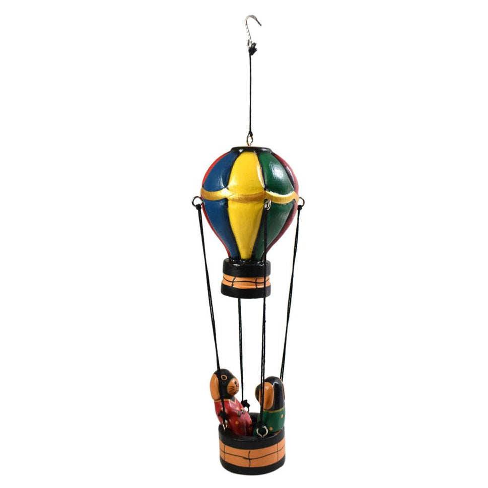 2 Dogs in A Hot Air Balloon