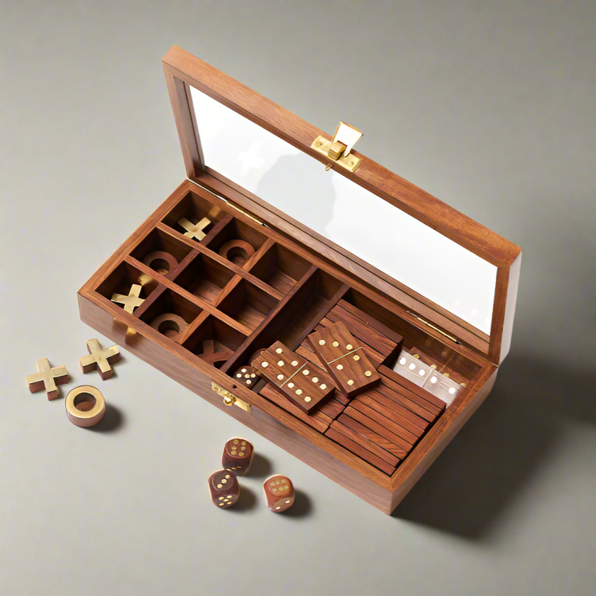 3-in-1 Family Games Box