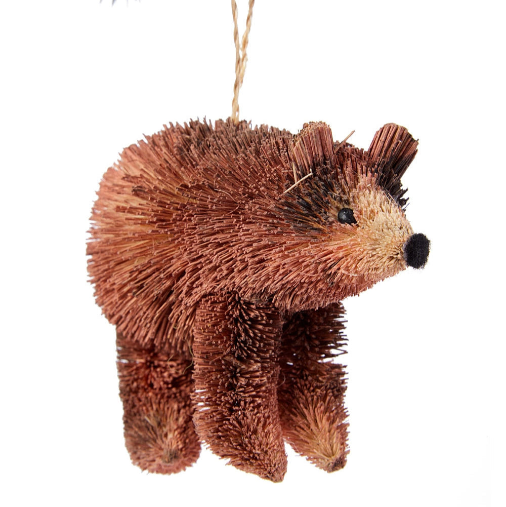 Bottle Brush Bear Ornament