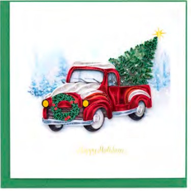 Christmas Truck Card
