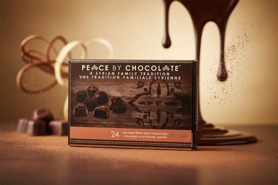 Peace by Chocolate Dark Chocolate 24 in box