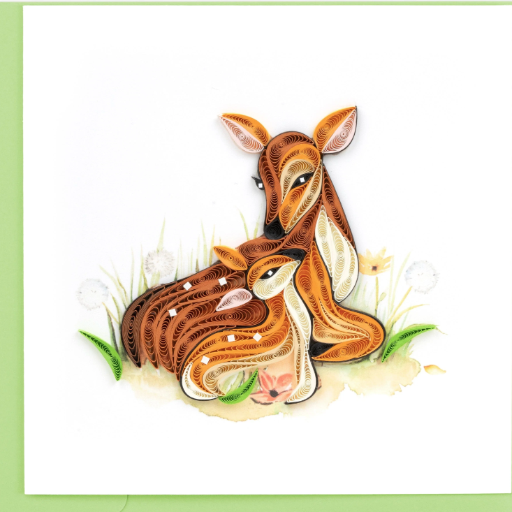 Doe and Fawn Card