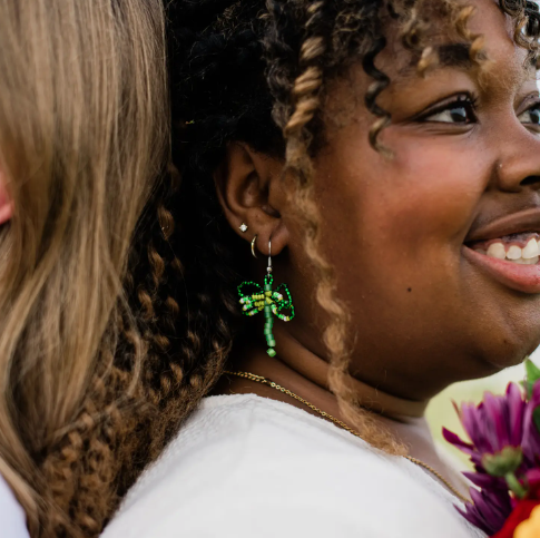 Dragonfly Beaded Earrings