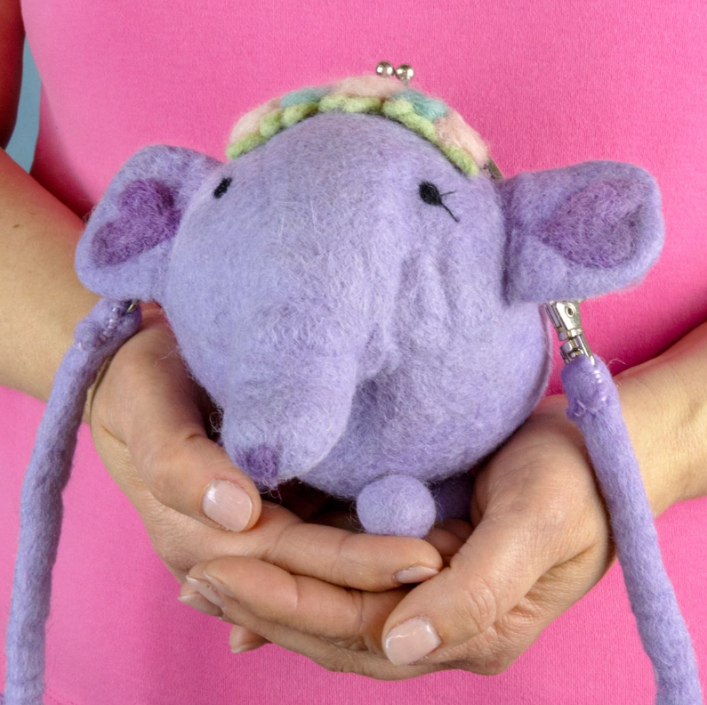 Critter Clutch Emma Elephant