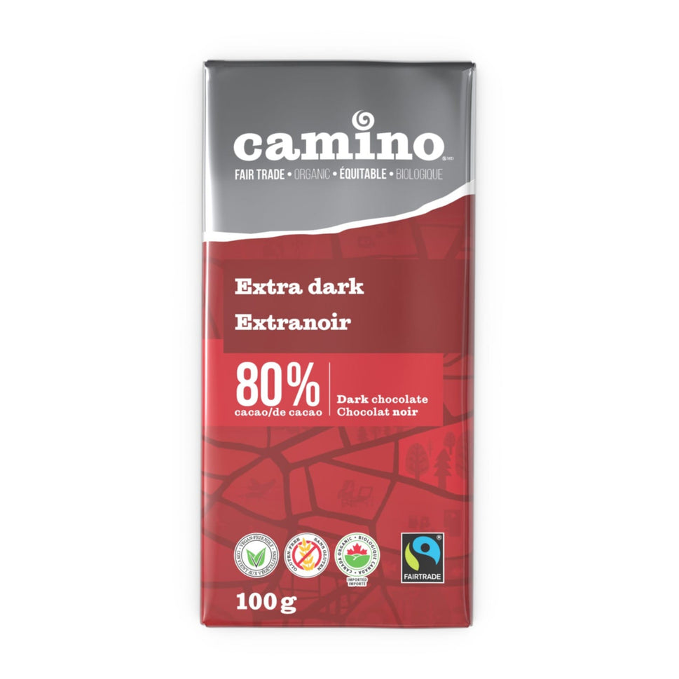 Camino Chocolate Bar Extra Dark 80% 100g