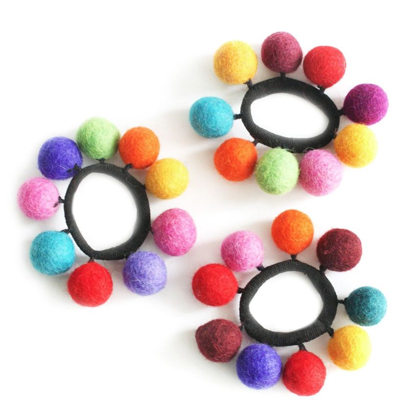 Felted Hair Tie