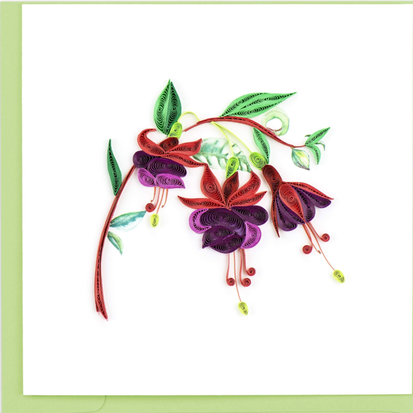 Fuchsia Greeting Card