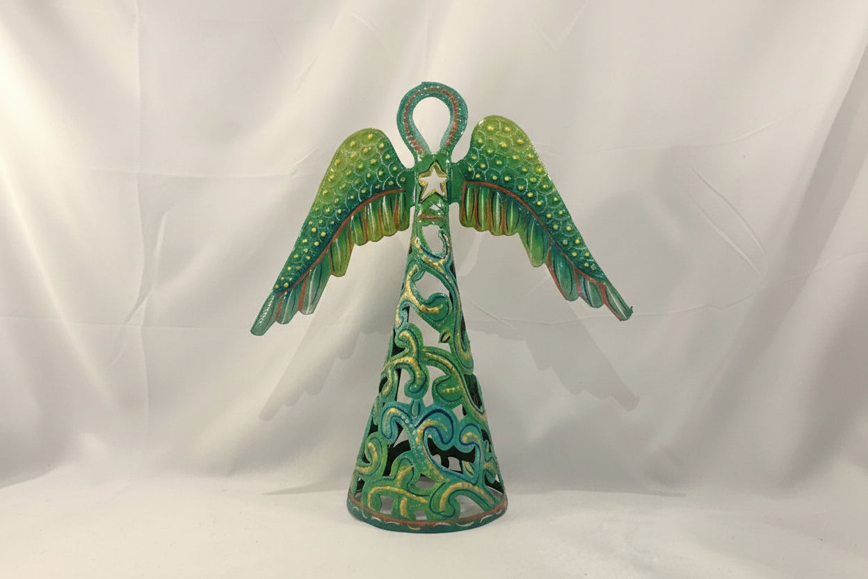 Green Turquoise Standing Angel