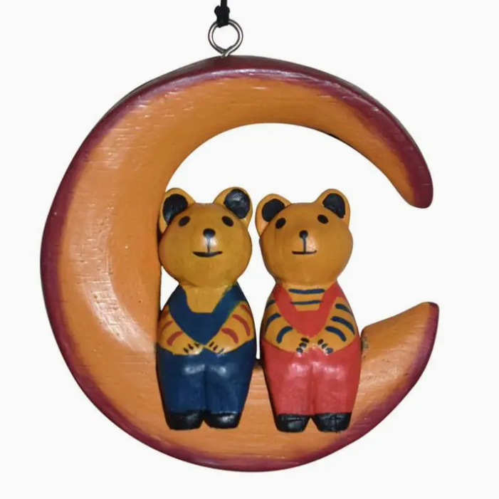 Hanging Moon with Bears