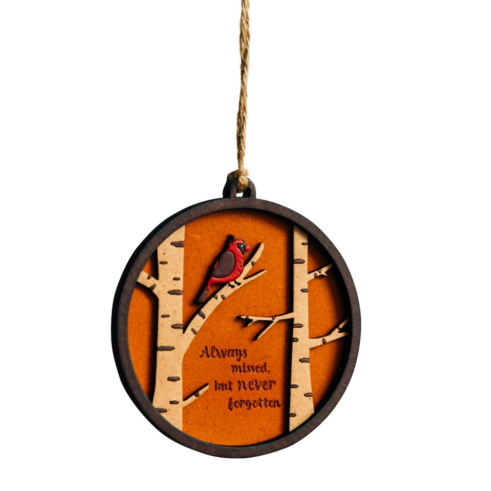 Here with Us Cardinal Ornament