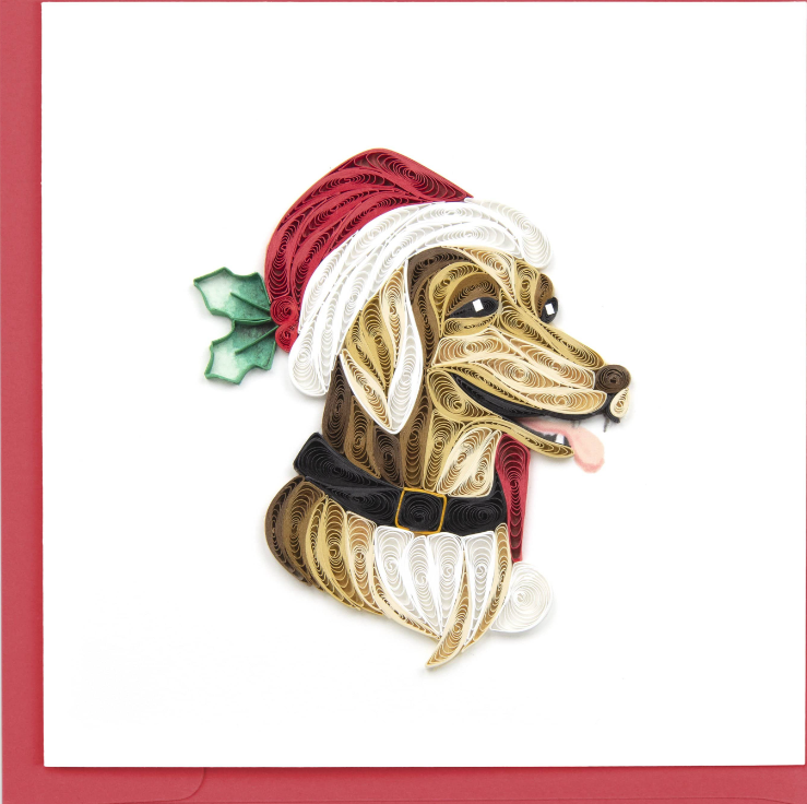 Holiday Dog Greeting Card