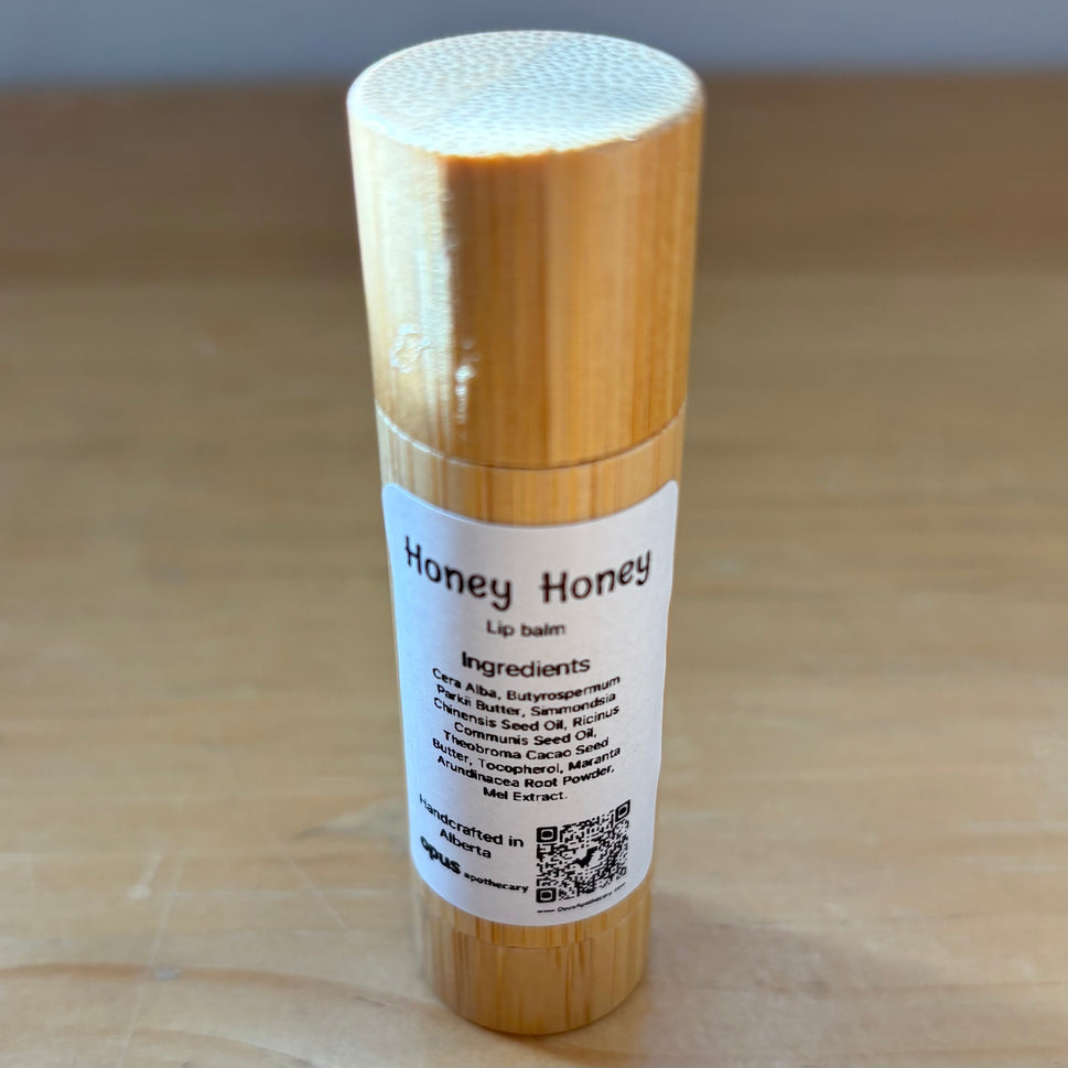 Opus Lip Balms Bamboo Cointainer