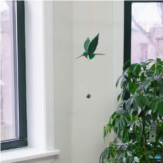 Hummingbird Flying Mobile - Green Ruby Throated