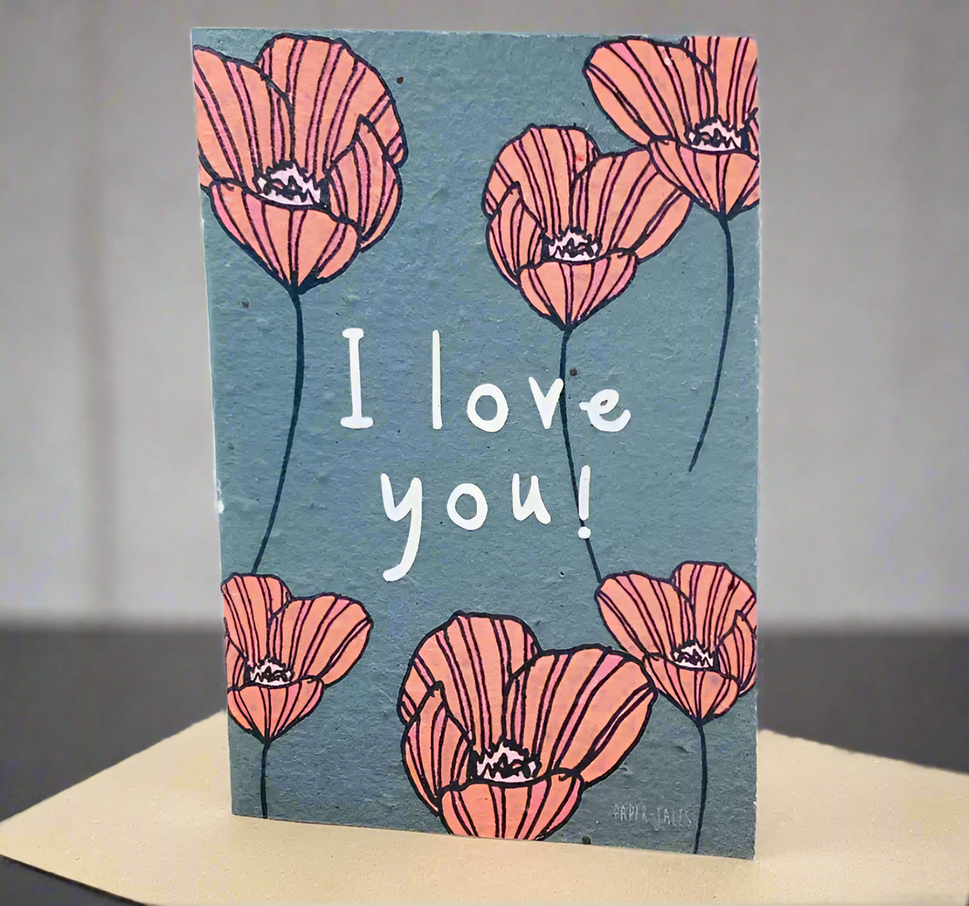 I Love You Seed Card