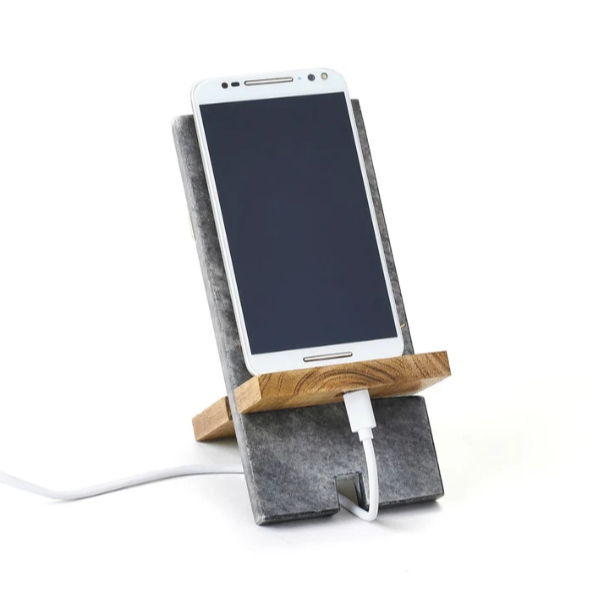Indukala Sunrise Black Marble Phone Stand