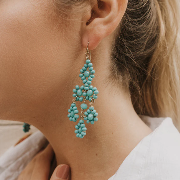 Jatasya Beaded Dangle Earrings