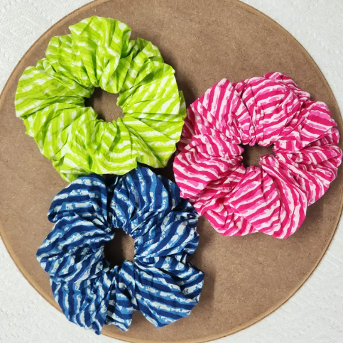 Leheria Cotton Scrunchies