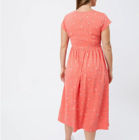 Logan Midi Dress Badminton Melon
