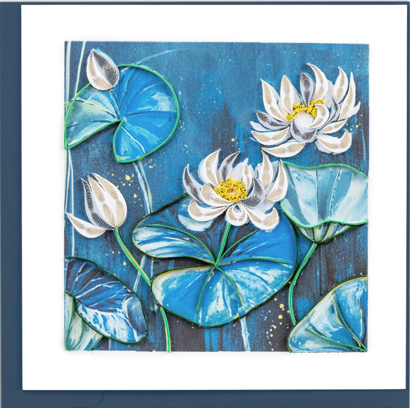 Lotus Pond Greeting Card