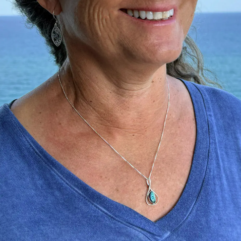 Love and Sunshine Abalone Necklace