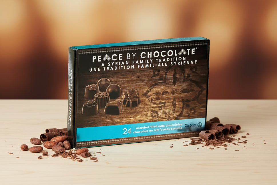 Peace by Chocolate Milk Chocolate 24 in box