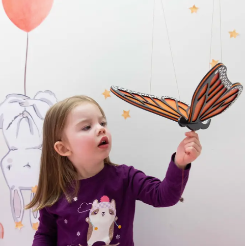 Monarch Butterfly Flying Mobile