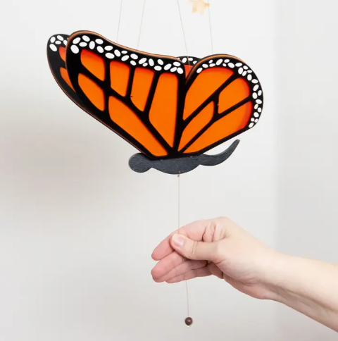 Monarch Butterfly Flying Mobile