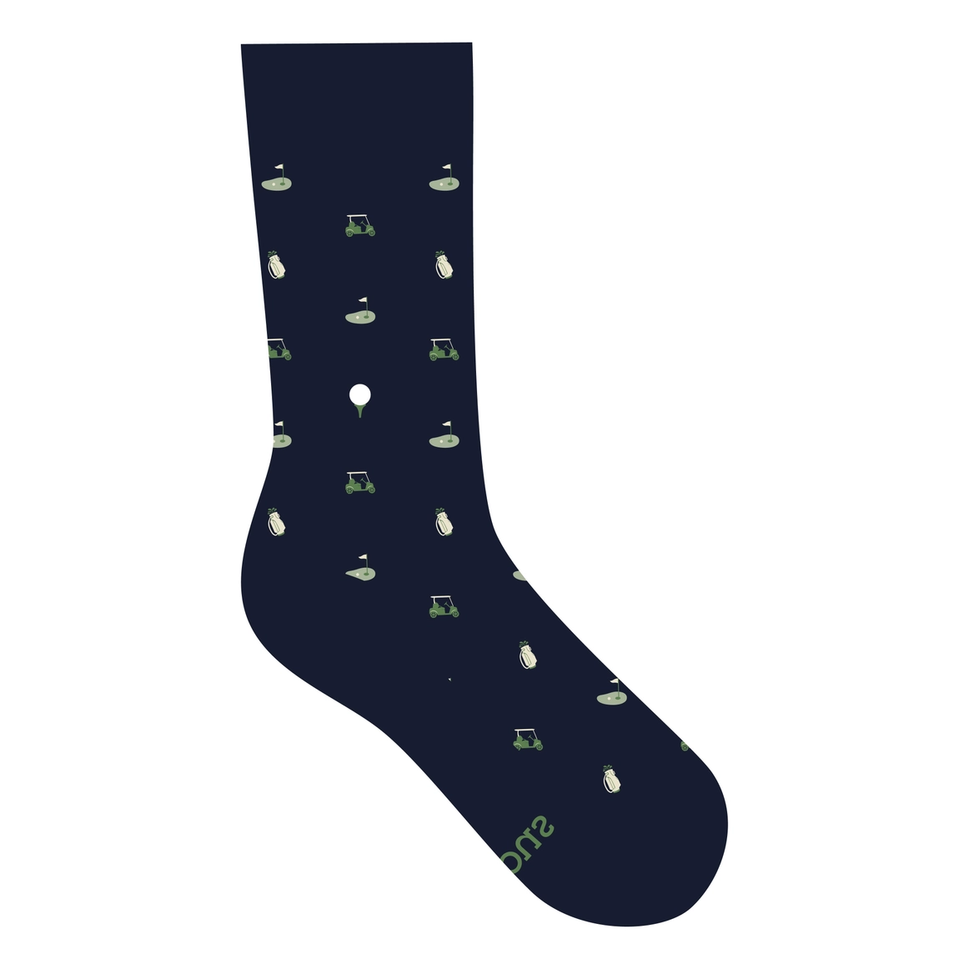 Socks That Support Youth Sports (Navy Golf Course)