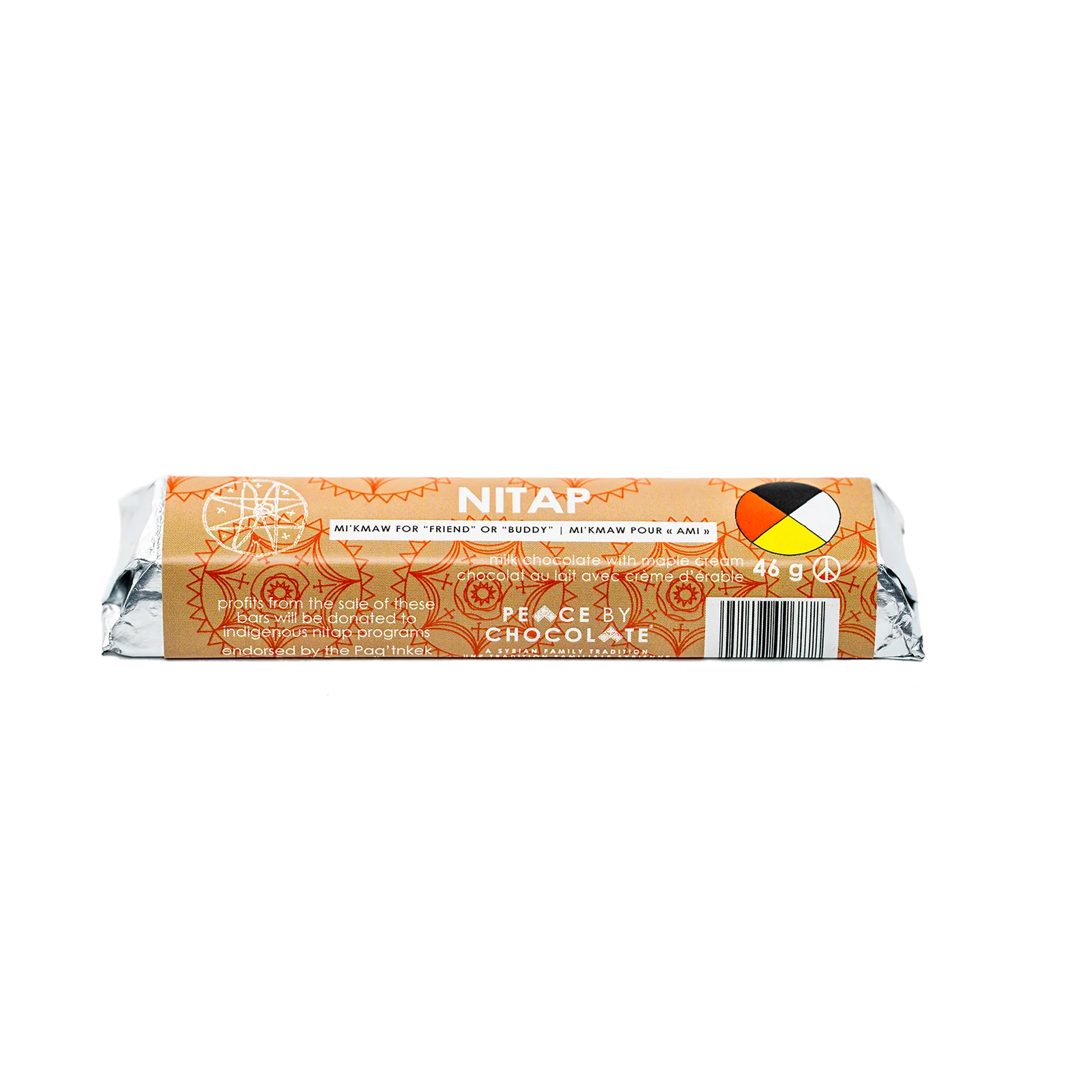 Peace By Chocolate Nitap Milk Maple Bar 46g