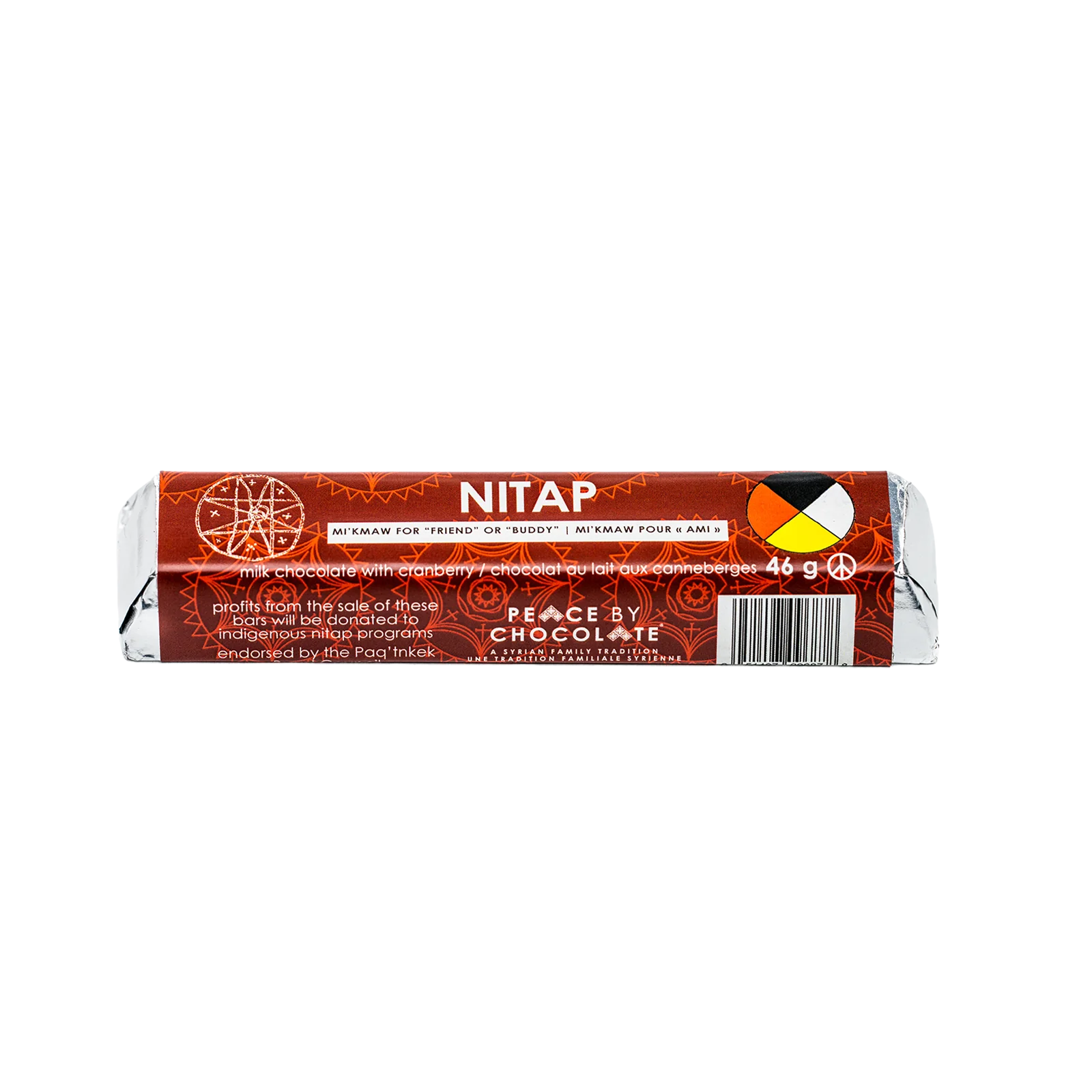 46g Nitap Milk Cranberries Bar