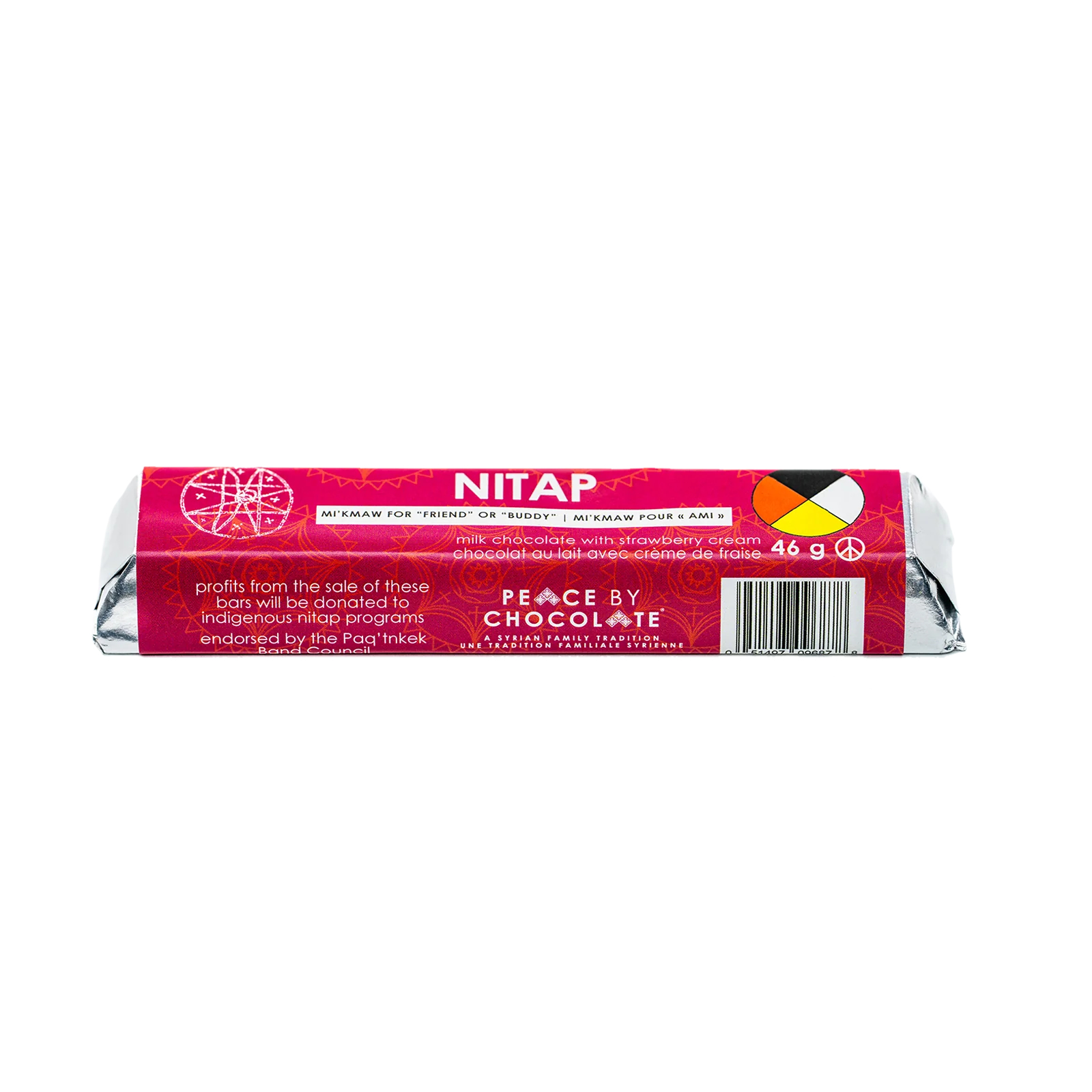 46g Nitap Milk Strawberry Bar