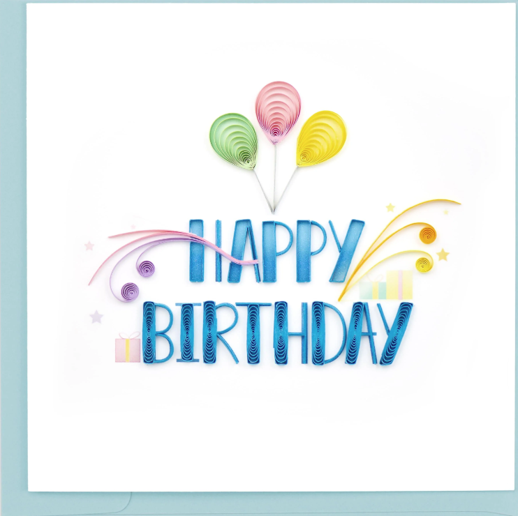 Nouveau Birthday Card