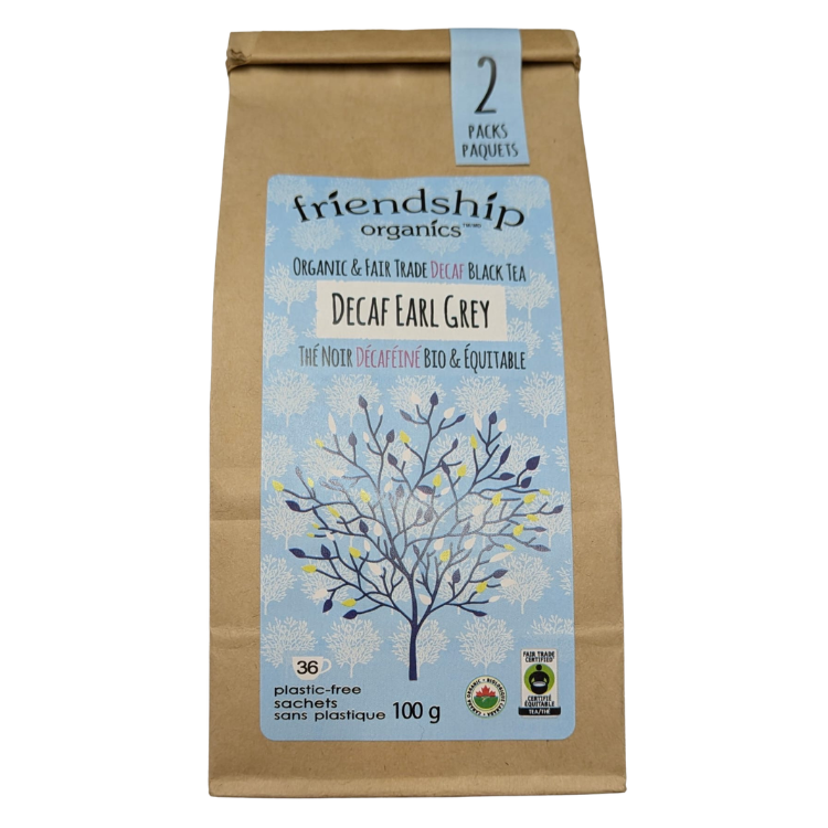 Organic Decaf Earl Grey Friendship Tea Twinpack