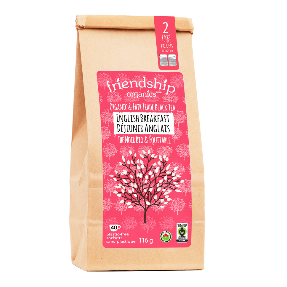 Organic English Breakfast Friendship Tea Twinpack