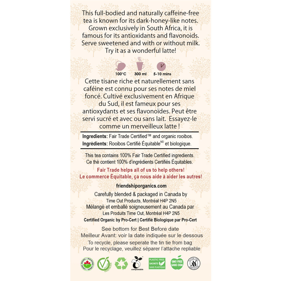 Organic Rooibos Friendship Tea Twinpack