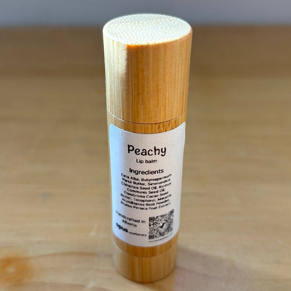 Opus Lip Balms Bamboo Cointainer