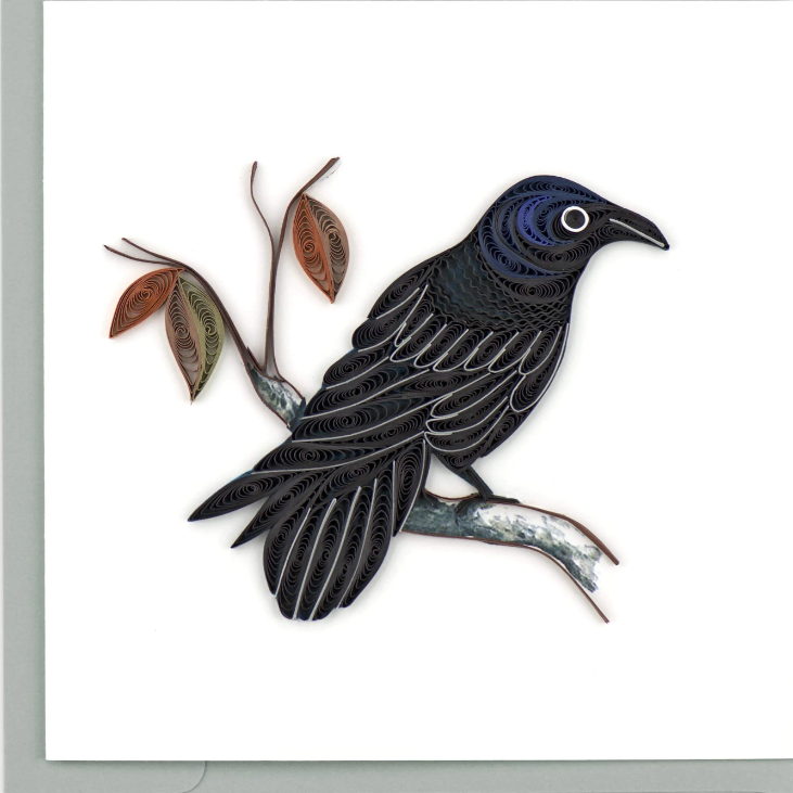 Raven Greeting Card