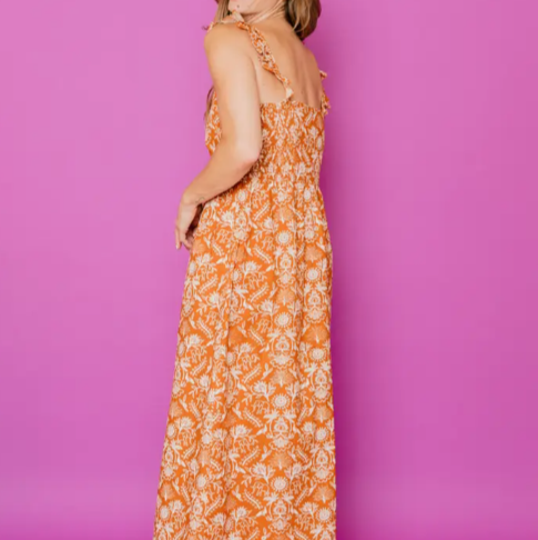 Ruffle Strap Dress