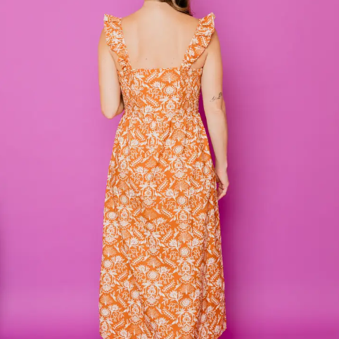 Ruffle Strap Dress 2