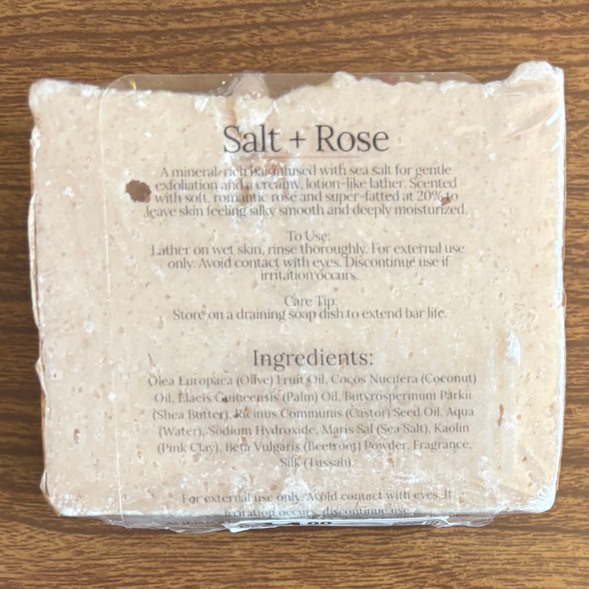 Rose and Salt Soap
