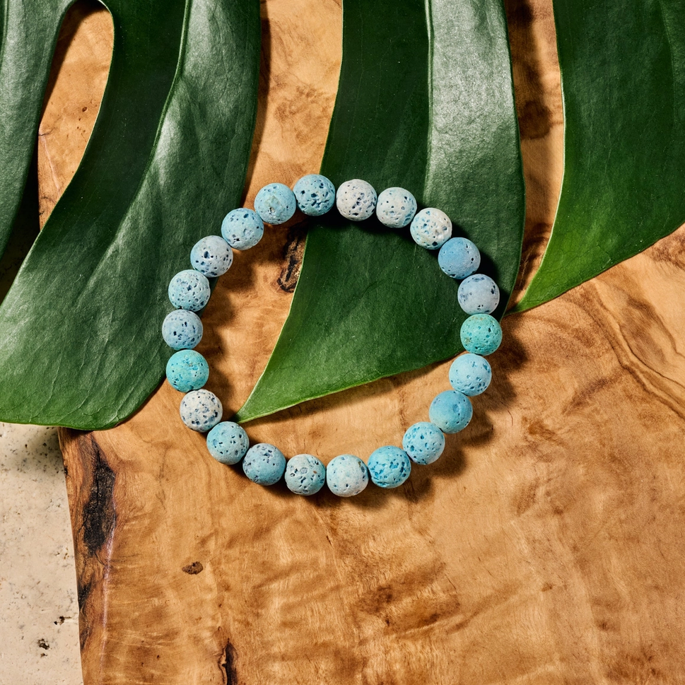 Sama Lava Rock Stretch Bracelet