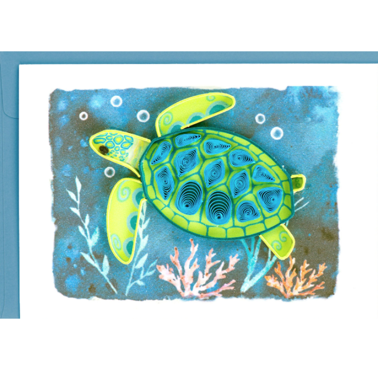 Gift Enclosure Sea Turtle Card