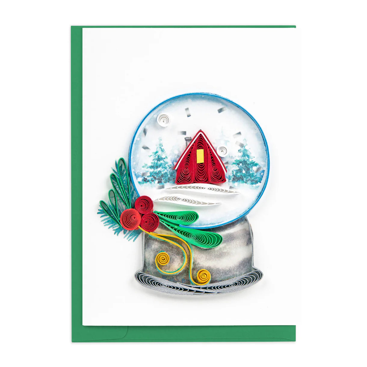 Gift Enclosure Card Snow Globe