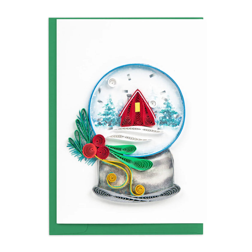 Snow Globe Gift Enclosure Mini Card