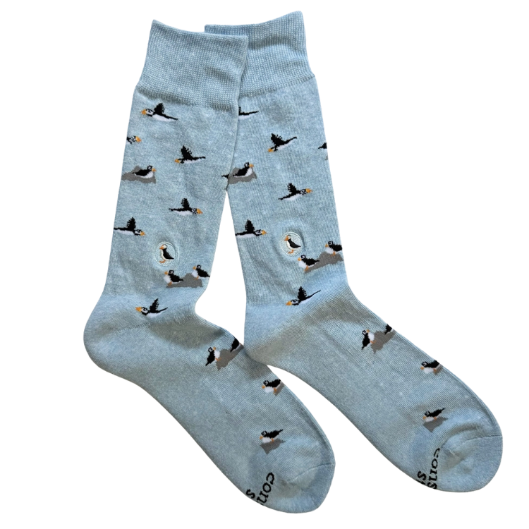 Socks That Protect Puffins