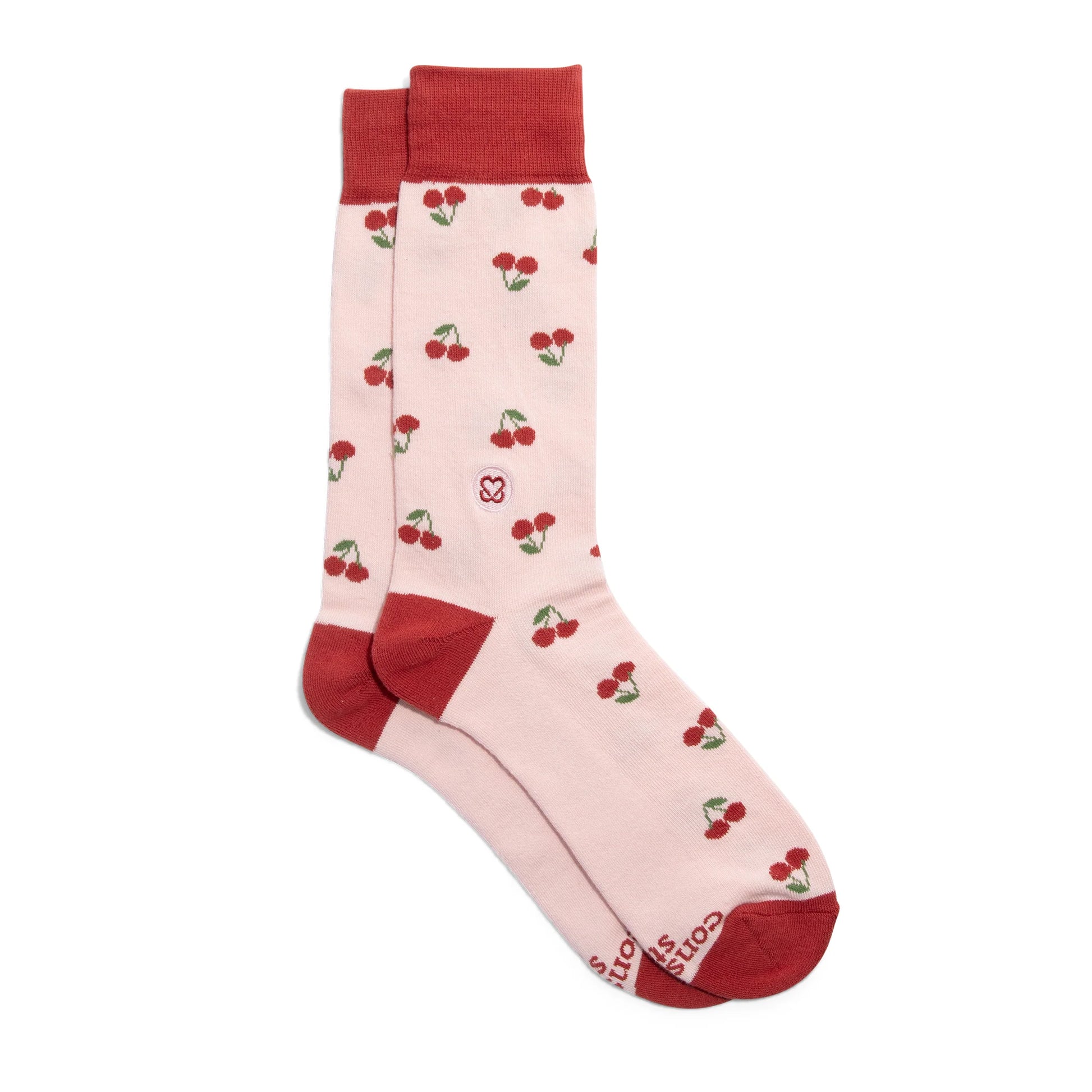Socks that Support Self Checks Cherries